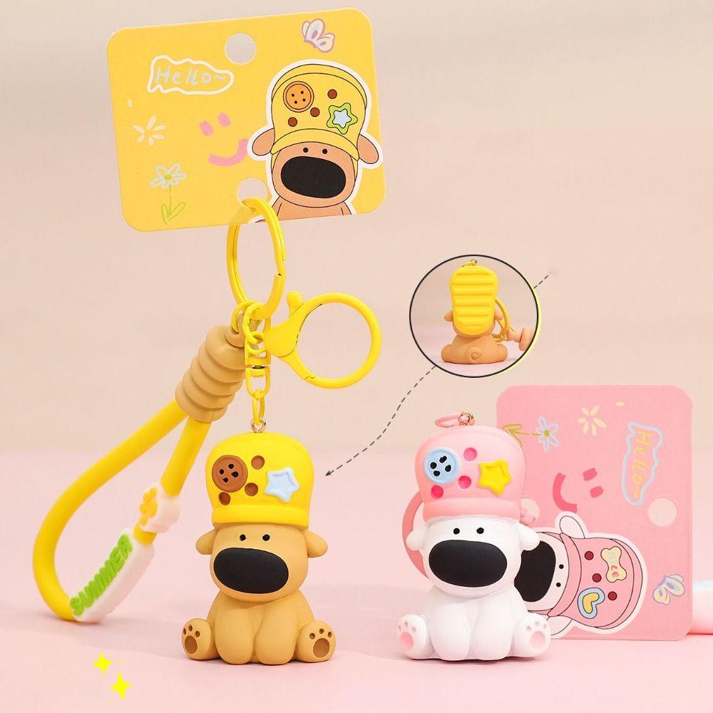 Resin Little Dog Keychain Anti-Lost Cartoon Dog Key Ring Cute Dog Animal Key Pendant Small Gifts кавовий
Resin Little Dog Keychain Anti-Lost Cartoon Dog Key Ring Cute Dog Animal Key Pendant Small Gifts кавовий