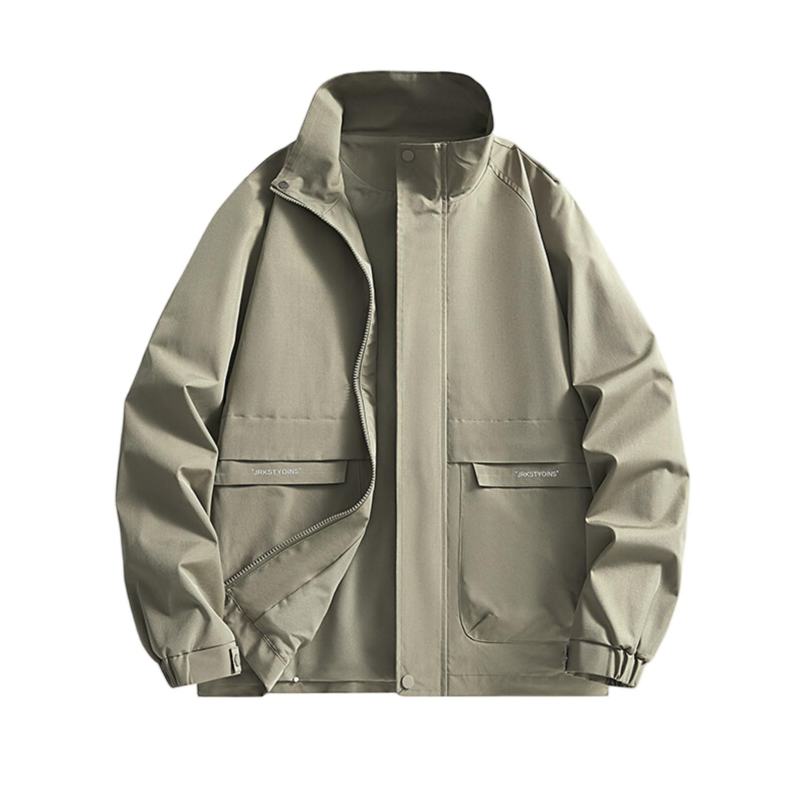 New Zipper Casual Coat Loose Collar Big Pocket Jacket Large Size Fashion Leisure Outdoor Sports Coat M хаки
New Zipper Casual Coat Loose Collar Big Pocket Jacket Large Size Fashion Leisure Outdoor Sports Coat M хаки