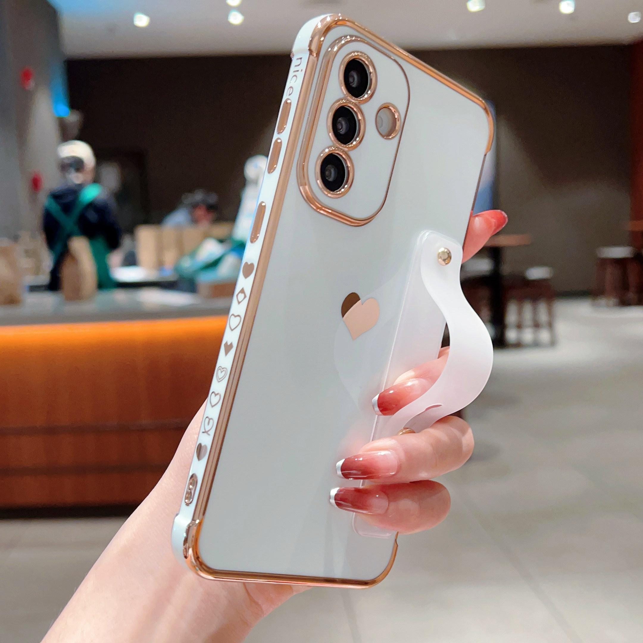 For Samsung Galaxy S25/S24 Case with Strip Kickstand Electroplating Edge Love Heart Soft TPU Phone Cover Blue
For Samsung Galaxy S25/S24 Case with Strip Kickstand Electroplating Edge Love Heart Soft TPU Phone Cover Blue