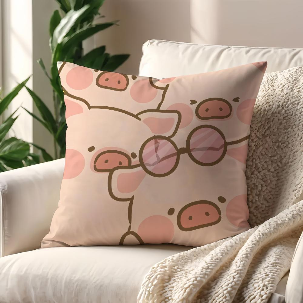 Cartoon Cute Lulu The Piggy pig cushion cover Pillow Cover Decoration Room Home Sofa living Office Car Nordic Simplicity 12x12Inch
Cartoon Cute Lulu The Piggy pig cushion cover Pillow Cover Decoration Room Home Sofa living Office Car Nordic Simplicity 12x12Inch