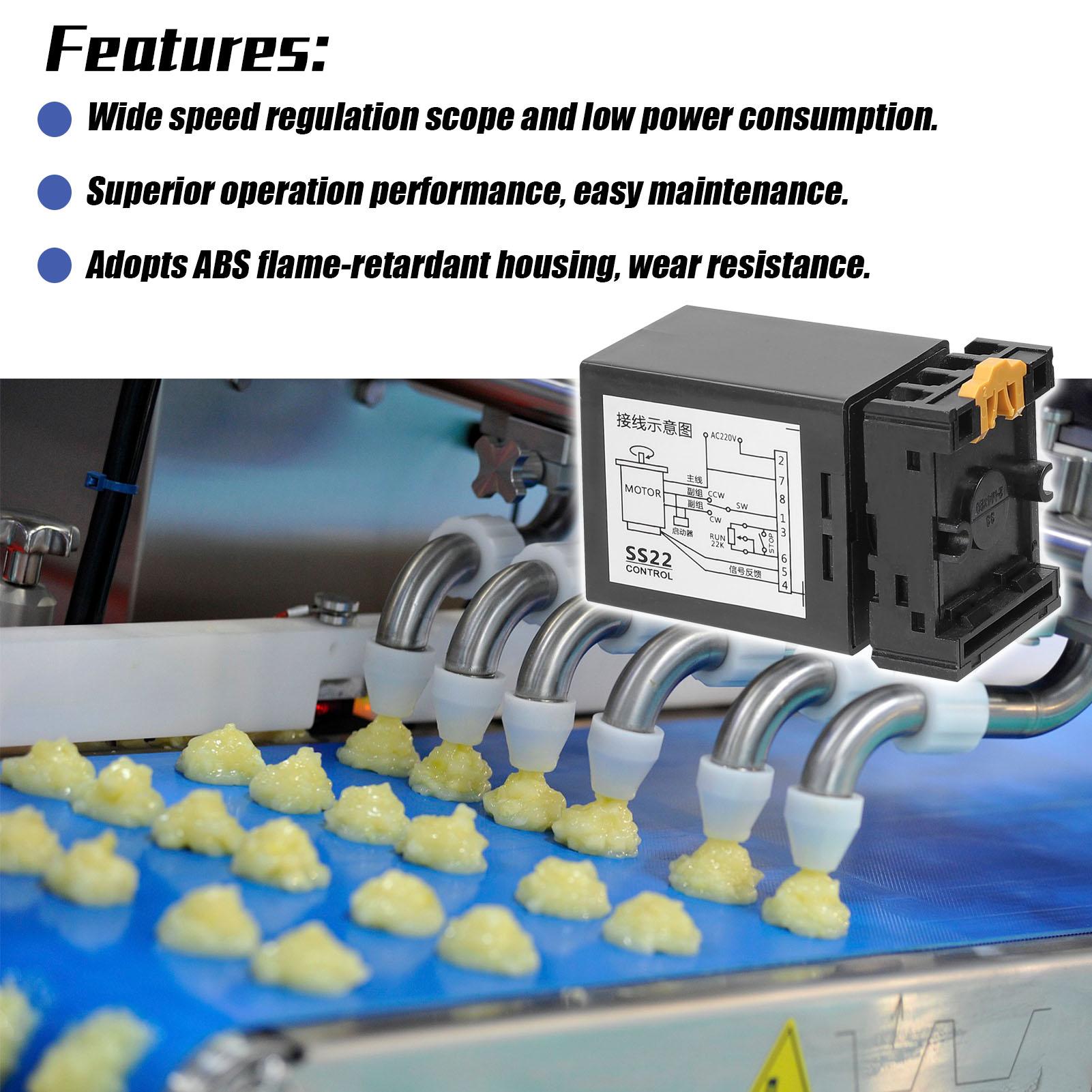 SS22 A 6 250W AC220V 3A 50 60Hz Speed Controller Motor Speeds Pinpoint Regulator Control Device різнокольоровий
SS22 A 6 250W AC220V 3A 50 60Hz Speed Controller Motor Speeds Pinpoint Regulator Control Device різнокольоровий