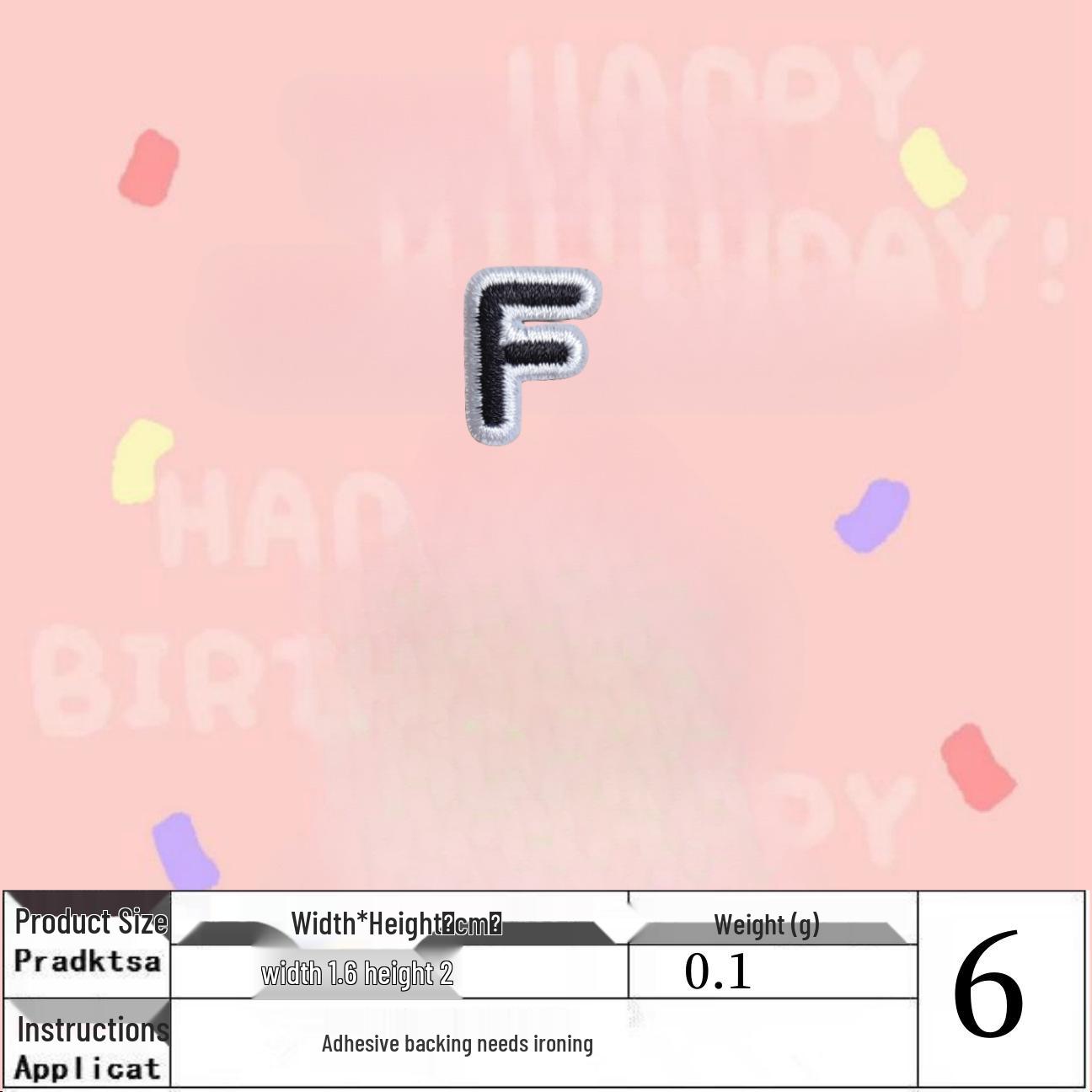 Черная нашивка из ткани с вышивкой в виде английской буквы, приклеиваемая утюгом, для одежды
Черная нашивка из ткани с вышивкой в виде английской буквы, приклеиваемая утюгом, для одежды