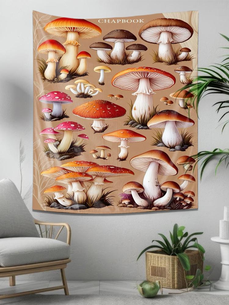 Art Tapestry with Mushroom Pattern Decorative Hanging Cloth with Natural Atmosphere 74x94cm(29x37in)
Art Tapestry with Mushroom Pattern Decorative Hanging Cloth with Natural Atmosphere 74x94cm(29x37in)