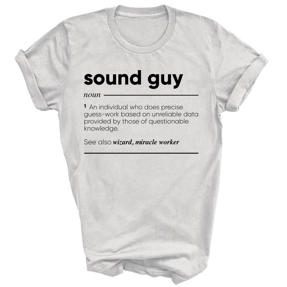 Sound Audio Tech Guy Funny Definition Unisex Shirt Gift 2XL
Sound Audio Tech Guy Funny Definition Unisex Shirt Gift 2XL