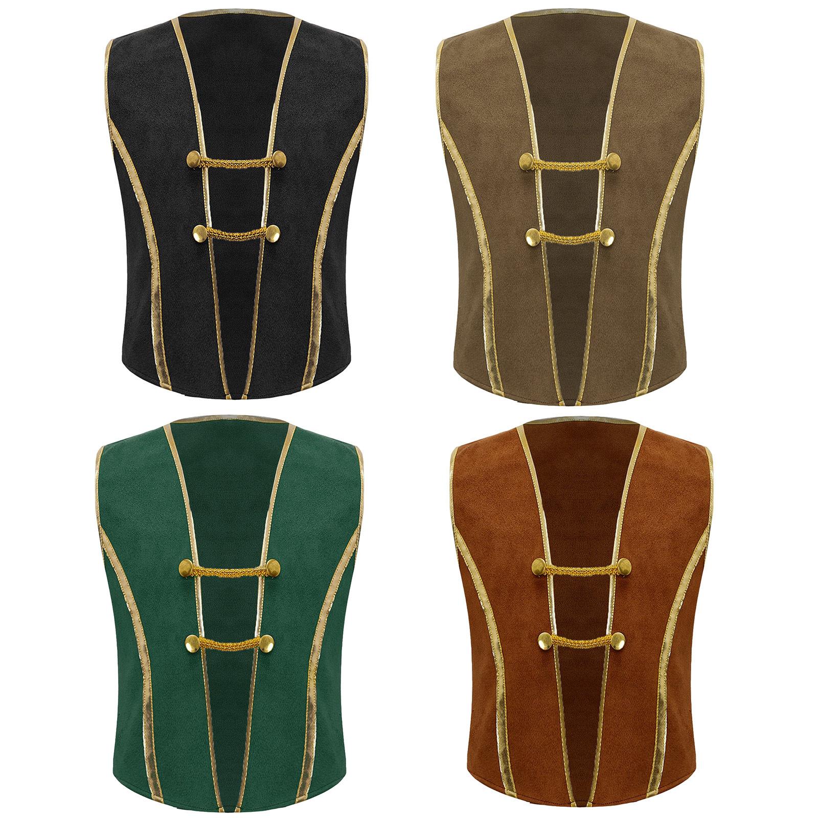 Kids Boys Medieval Pirate Costume Vest Set Renaissance Viking Style for Halloween Cosplay Party Events 5-6 Years
Kids Boys Medieval Pirate Costume Vest Set Renaissance Viking Style for Halloween Cosplay Party Events 5-6 Years
