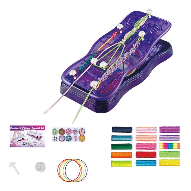 Kids Friendship Bracelet Making Materials Set Handcrafts Braided Wristband Elastic String Craft Toy For Girl Creation фиолетовый
Kids Friendship Bracelet Making Materials Set Handcrafts Braided Wristband Elastic String Craft Toy For Girl Creation фиолетовый