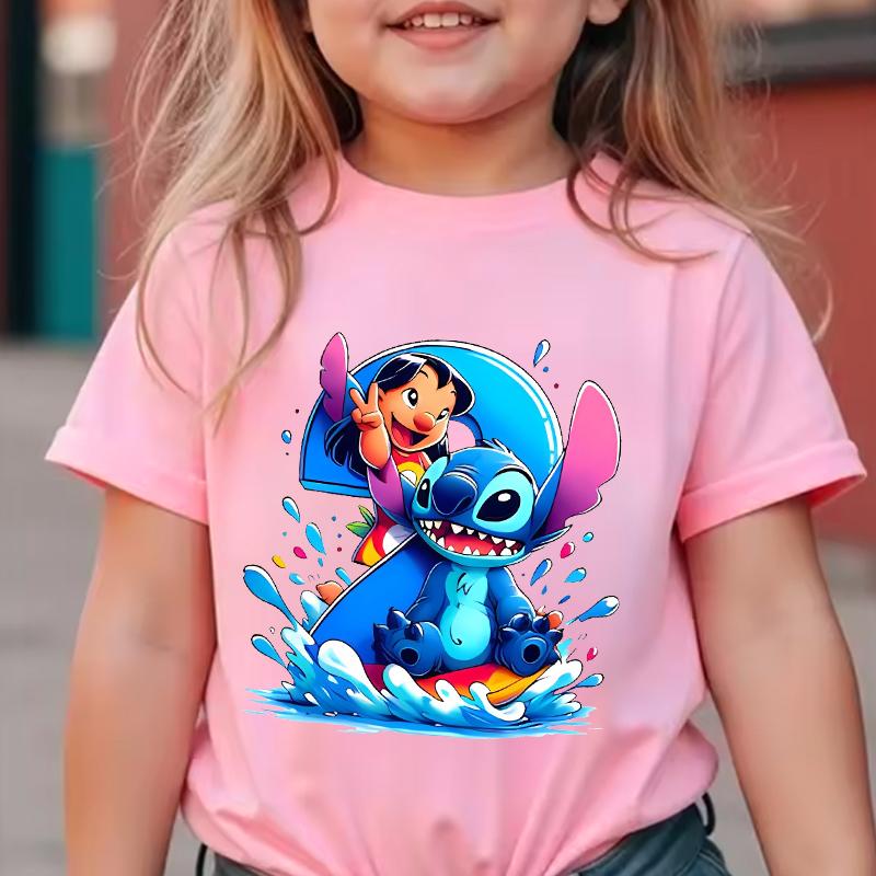 Lilo Stitch Girl Birthday T Shirt Short Sleeve Kids Number Tops Cartoon Print Toddler Cotton Tee Shirts Summer Cute Baby Clothes 110
Lilo Stitch Girl Birthday T Shirt Short Sleeve Kids Number Tops Cartoon Print Toddler Cotton Tee Shirts Summer Cute Baby Clothes 110