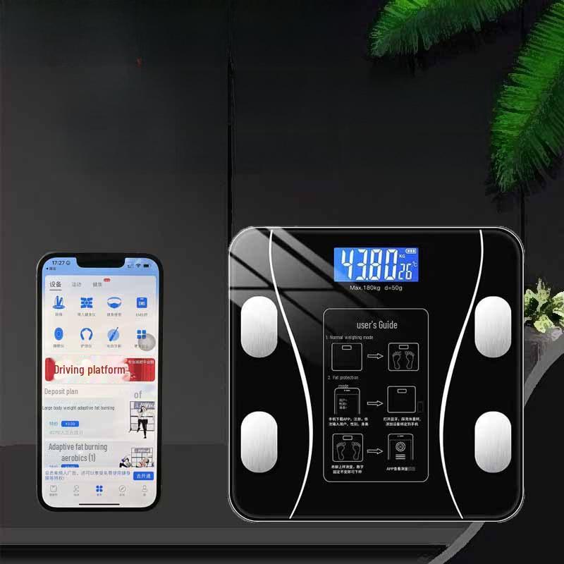 Bluetooth Body Fat Scale - Accurate Household Electronic Weight Scale for Adults app connection, battery model
Bluetooth Body Fat Scale - Accurate Household Electronic Weight Scale for Adults app connection, battery model