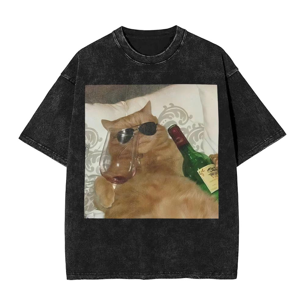 Funny Smoking Cat Meme Washed T Shirt Harajuku Mens T Shirts Short Sleeve YK Retro Tops Beach Cotton O Neck Plus Size Clothes M
Funny Smoking Cat Meme Washed T Shirt Harajuku Mens T Shirts Short Sleeve YK Retro Tops Beach Cotton O Neck Plus Size Clothes M