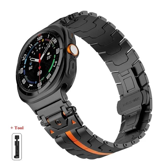 Ремінець з нержавіючої сталі для Samsung Galaxy Watch 7 Ultra 47 мм Розкішний металевий браслет для Galaxy Watch Ultra 2025 Змінний ремінець Galaxy 7 Ultra 47mm
Ремінець з нержавіючої сталі для Samsung Galaxy Watch 7 Ultra 47 мм Розкішний металевий браслет для Galaxy Watch Ultra 2025 Змінний ремінець Galaxy 7 Ultra 47mm