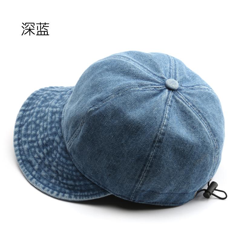 Hat spring and autumn denim duck tongue bucket hat outdoor sports travel sunscreen sunshade sun hat basin hat темно-синього кольору
Hat spring and autumn denim duck tongue bucket hat outdoor sports travel sunscreen sunshade sun hat basin hat темно-синього кольору