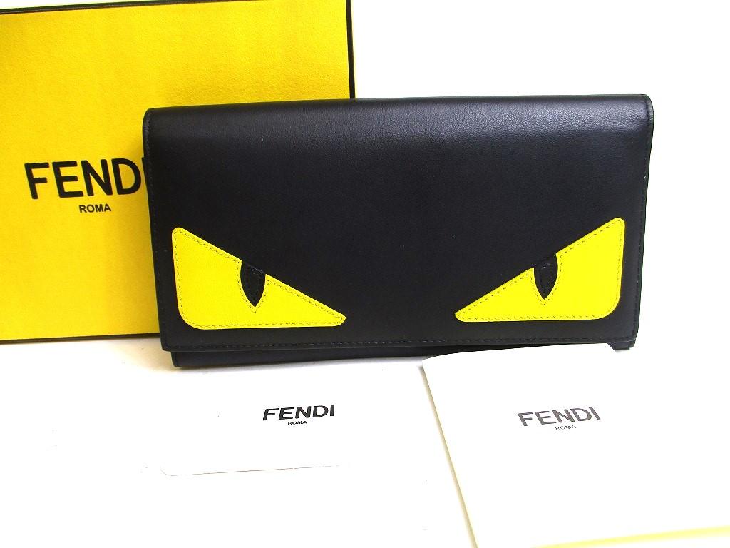 Автентичний довгий гаманець FENDI із чорно-червоної шкіри, жовтого кольору Monster Bugs Eyes Flap #a534 Refurbished
Автентичний довгий гаманець FENDI із чорно-червоної шкіри, жовтого кольору Monster Bugs Eyes Flap #a534 Refurbished