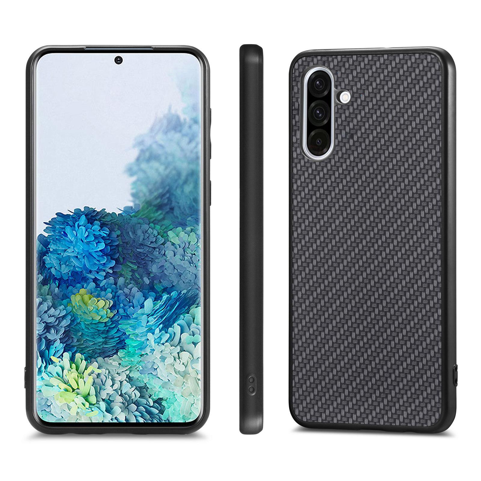 For Samsung Galaxy A36 5G Case Carbon Fiber Texture PU+PC+TPU Phone Back Cover Green
For Samsung Galaxy A36 5G Case Carbon Fiber Texture PU+PC+TPU Phone Back Cover Green