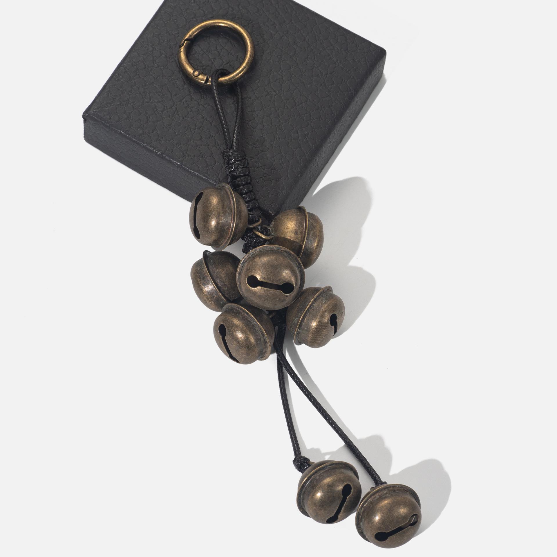 Retro Bronze Bell Keychain & Bag Accessory
Retro Bronze Bell Keychain & Bag Accessory