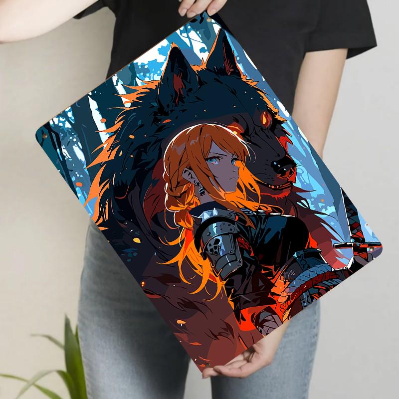 Fantasy Style Female Warrior and Black Wolf Illustration Custom Metal Tin Sign Home Decor Wall Art 20x30cm(7.8x11.8inch)
Fantasy Style Female Warrior and Black Wolf Illustration Custom Metal Tin Sign Home Decor Wall Art 20x30cm(7.8x11.8inch)