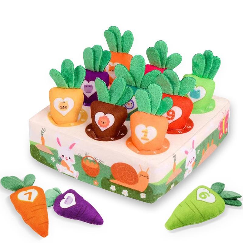 Montessori Toys Pull Carrot Plush Sensory Toys for Babies Development Game Matching Puzzle Educational Toys for Children
Montessori Toys Pull Carrot Plush Sensory Toys for Babies Development Game Matching Puzzle Educational Toys for Children