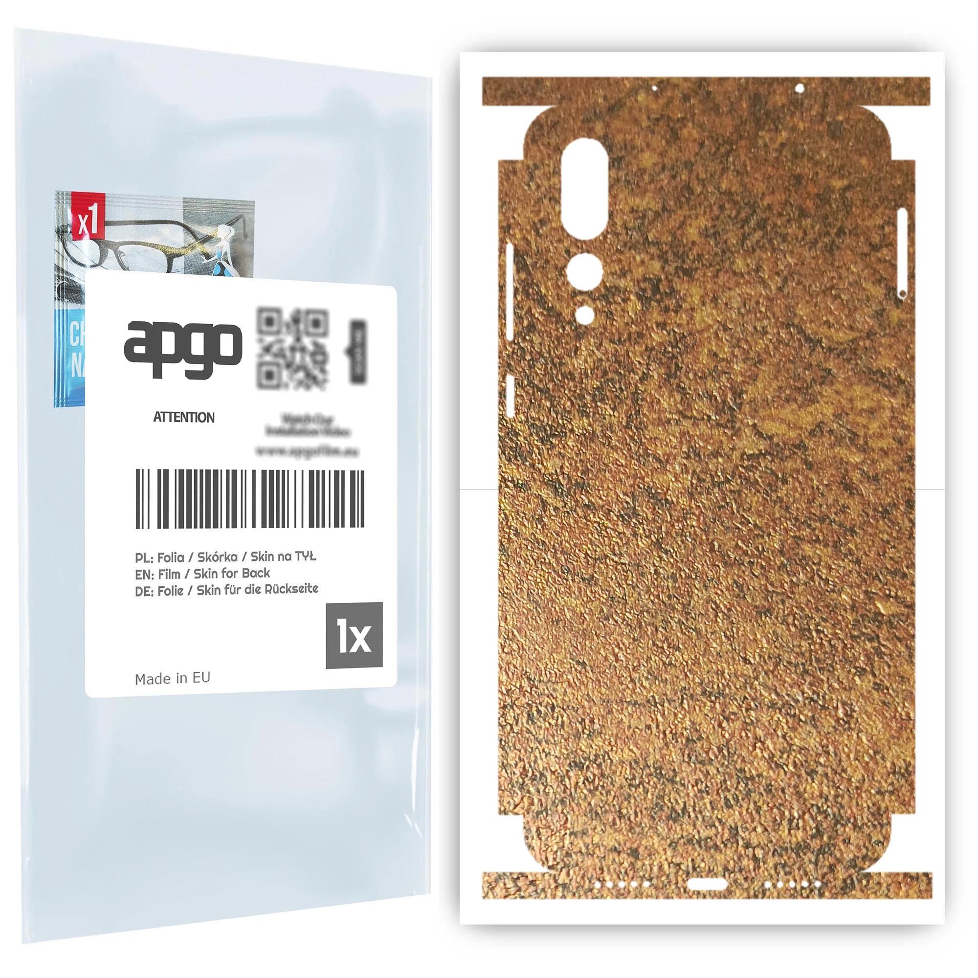Apgo Protective Skin Sticker for the back+sides compatible with Huawei P20 Pro, Full Wrap Film, Foil, Vinyl - Pattern Rusty Copper
Apgo Protective Skin Sticker for the back+sides compatible with Huawei P20 Pro, Full Wrap Film, Foil, Vinyl - Pattern Rusty Copper