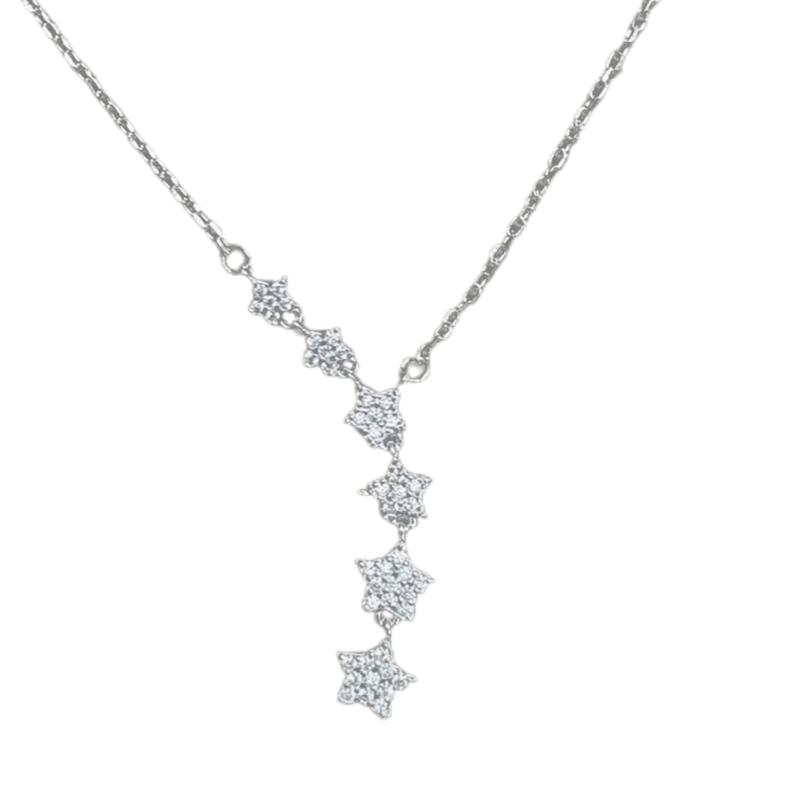 Dazzling Silver Diamonds Star Necklace Charm Date Necklace Star Pendant Necklace Perfect Birthday Present for Girlfriend 1
Dazzling Silver Diamonds Star Necklace Charm Date Necklace Star Pendant Necklace Perfect Birthday Present for Girlfriend 1
