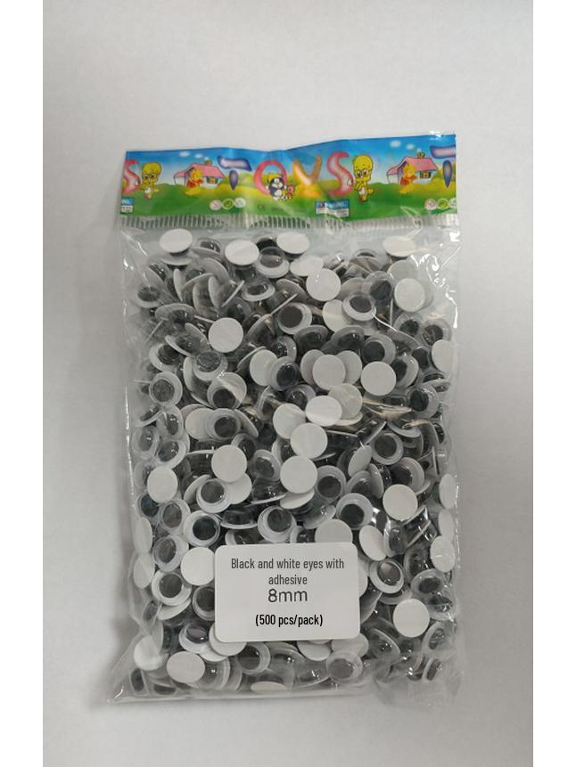 Цветные мультяшные наклейки для глаз животных - Черно-белые зрачки
Цветные мультяшные наклейки для глаз животных - Черно-белые зрачки