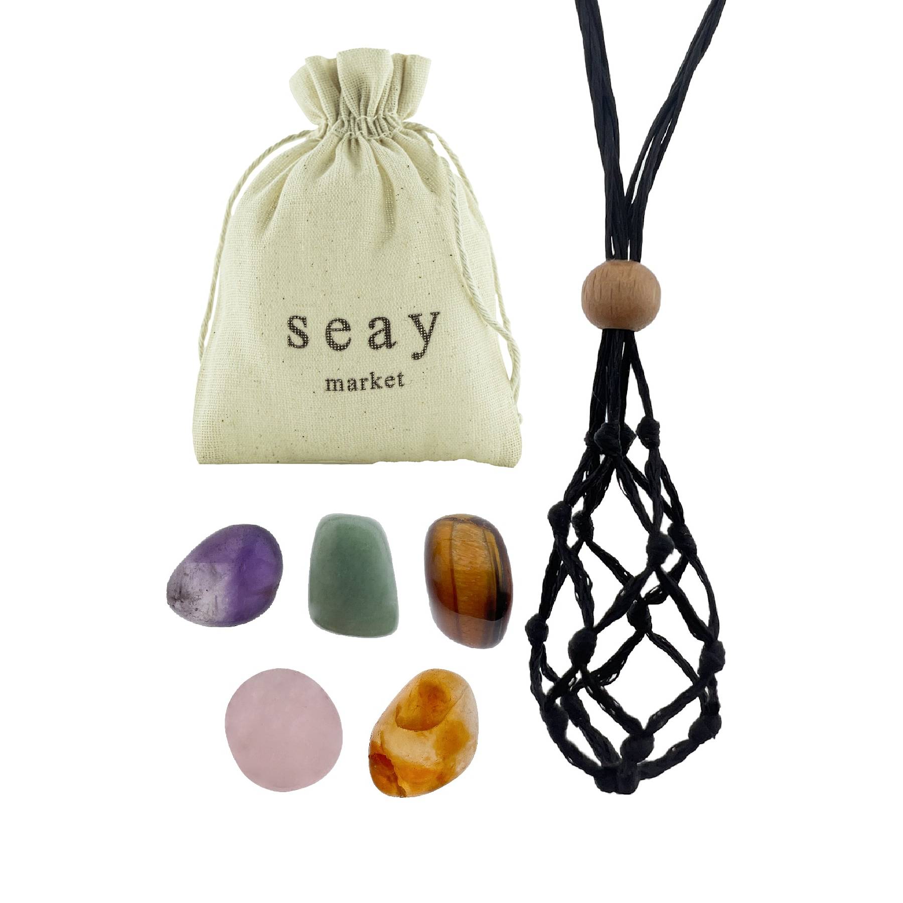Healing Necklace Set Macrame Braided Natural Stone 5-Piece Women s Necklace Adjustable Rope
Healing Necklace Set Macrame Braided Natural Stone 5-Piece Women s Necklace Adjustable Rope