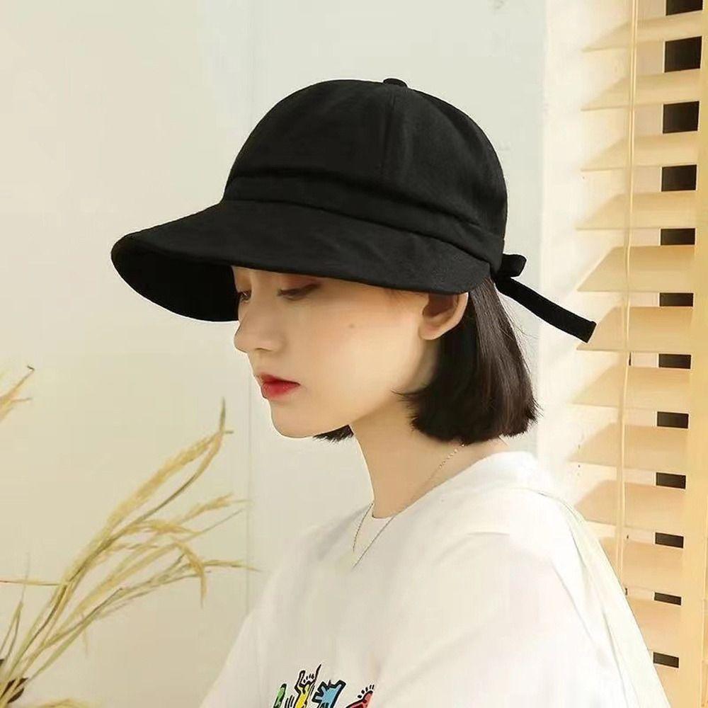Wide Brim Sun Protection Women Fisherman Cap Summer Sun Hat Bowknot Bucket Hat Beach Sunshade Hat
Wide Brim Sun Protection Women Fisherman Cap Summer Sun Hat Bowknot Bucket Hat Beach Sunshade Hat