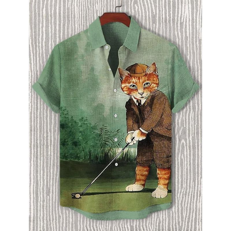 Men s Funny Cat Print Beach Shirts Full Print Hawaiian Shirt for Men Women Summer Short Sleeve Lapel Aloha Shirt Blouse 5XL
Men s Funny Cat Print Beach Shirts Full Print Hawaiian Shirt for Men Women Summer Short Sleeve Lapel Aloha Shirt Blouse 5XL