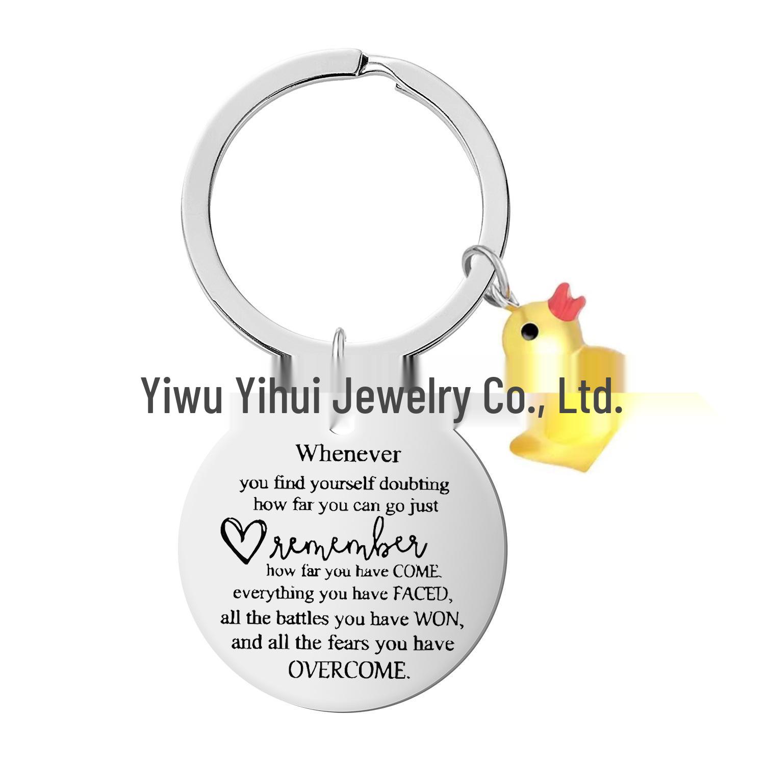 Little Yellow Duck Stainless Steel Keychain - Thanksgiving Valentine’s Day Gift for Pet Lovers
Little Yellow Duck Stainless Steel Keychain - Thanksgiving Valentine’s Day Gift for Pet Lovers