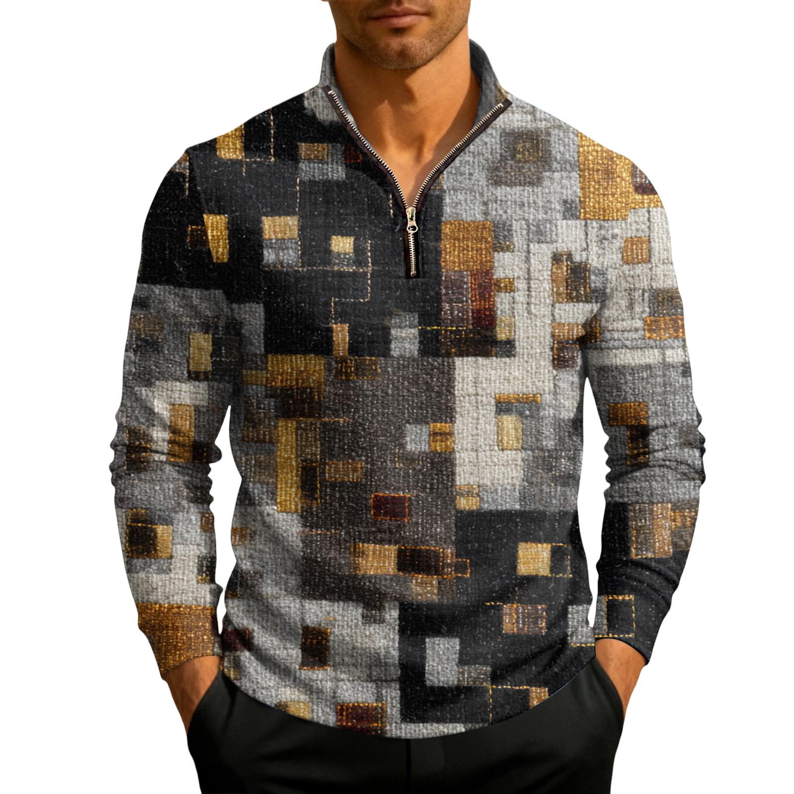 Men s Knit Quarter,Zip Stand Collar Pullover XXXL чорний
Men s Knit Quarter,Zip Stand Collar Pullover XXXL чорний
