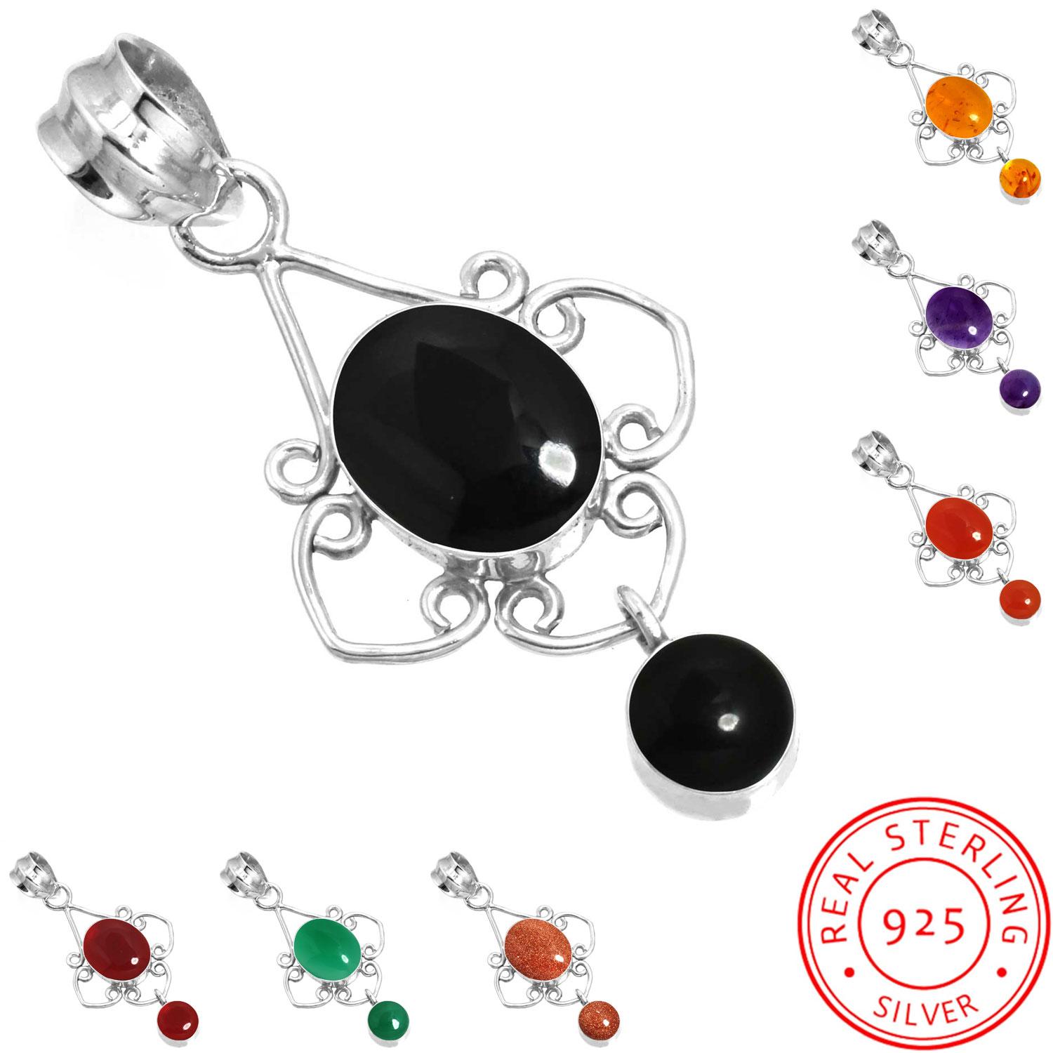 925 Sterling Silver Pendant Women Gemstone Handmade Jewelry Anniversary Gift Amber Amethyst Black Onyx Carnelian Garnet Quartz Green Onyx Gold Stone янтарь
925 Sterling Silver Pendant Women Gemstone Handmade Jewelry Anniversary Gift Amber Amethyst Black Onyx Carnelian Garnet Quartz Green Onyx Gold Stone янтарь