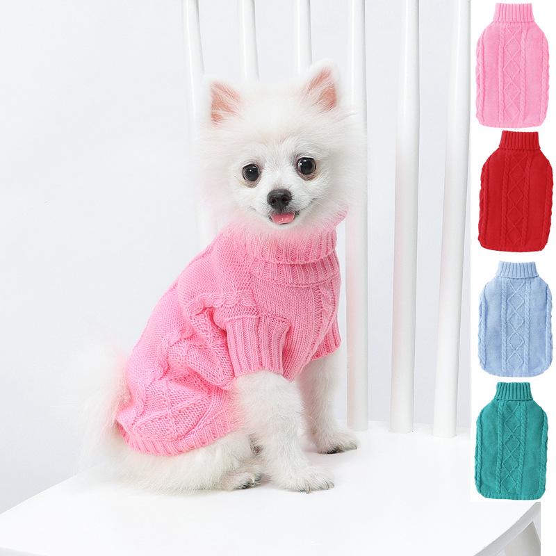 New Warm High Collar Knitting Sweater for Dogs - Autumn & Winter Pet Clothing in Various Styles Extra Small розовый
New Warm High Collar Knitting Sweater for Dogs - Autumn & Winter Pet Clothing in Various Styles Extra Small розовый