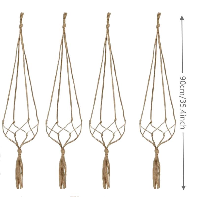 4 шт. макраме джутовая вешалка для растений держатель для цветочного горшка настенный художественный садовый подвесной канат 4PCS
4 шт. макраме джутовая вешалка для растений держатель для цветочного горшка настенный художественный садовый подвесной канат 4PCS