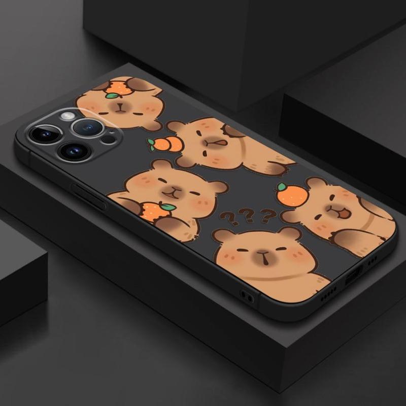 Funny Cartoon Capybara Phone Case For iPhone 16 15 14 13 12 11 Pro Max Mini X XS SE4 7 8 Plus 16E Shockproof Soft Cover Fundas iPhone 7 8 SE
Funny Cartoon Capybara Phone Case For iPhone 16 15 14 13 12 11 Pro Max Mini X XS SE4 7 8 Plus 16E Shockproof Soft Cover Fundas iPhone 7 8 SE