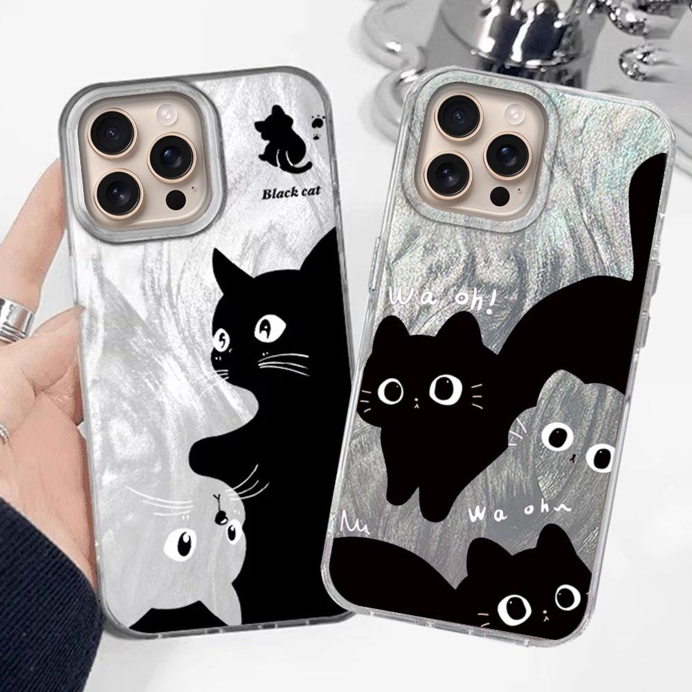 Artistic Embracing Black Cat Phone Case for Apple iphone 16 15 14 7 8 Plus 13 Pro Max 16e SE 2022 X XS Shell Silicone Back Cover iPhone 16 білий
Artistic Embracing Black Cat Phone Case for Apple iphone 16 15 14 7 8 Plus 13 Pro Max 16e SE 2022 X XS Shell Silicone Back Cover iPhone 16 білий
