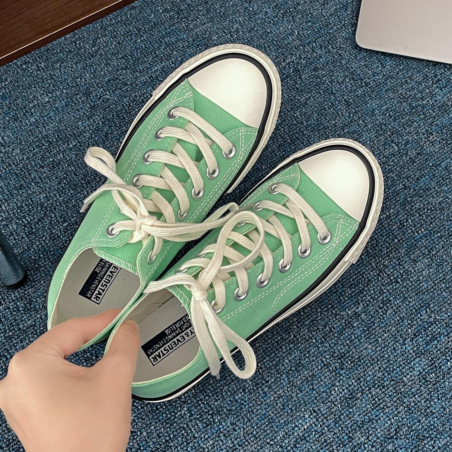 Retro thick-soled heightening classic low-top canvas shoes women s 2025 new summer soft-soled versatile casual board shoes 40 зелений
Retro thick-soled heightening classic low-top canvas shoes women s 2025 new summer soft-soled versatile casual board shoes 40 зелений