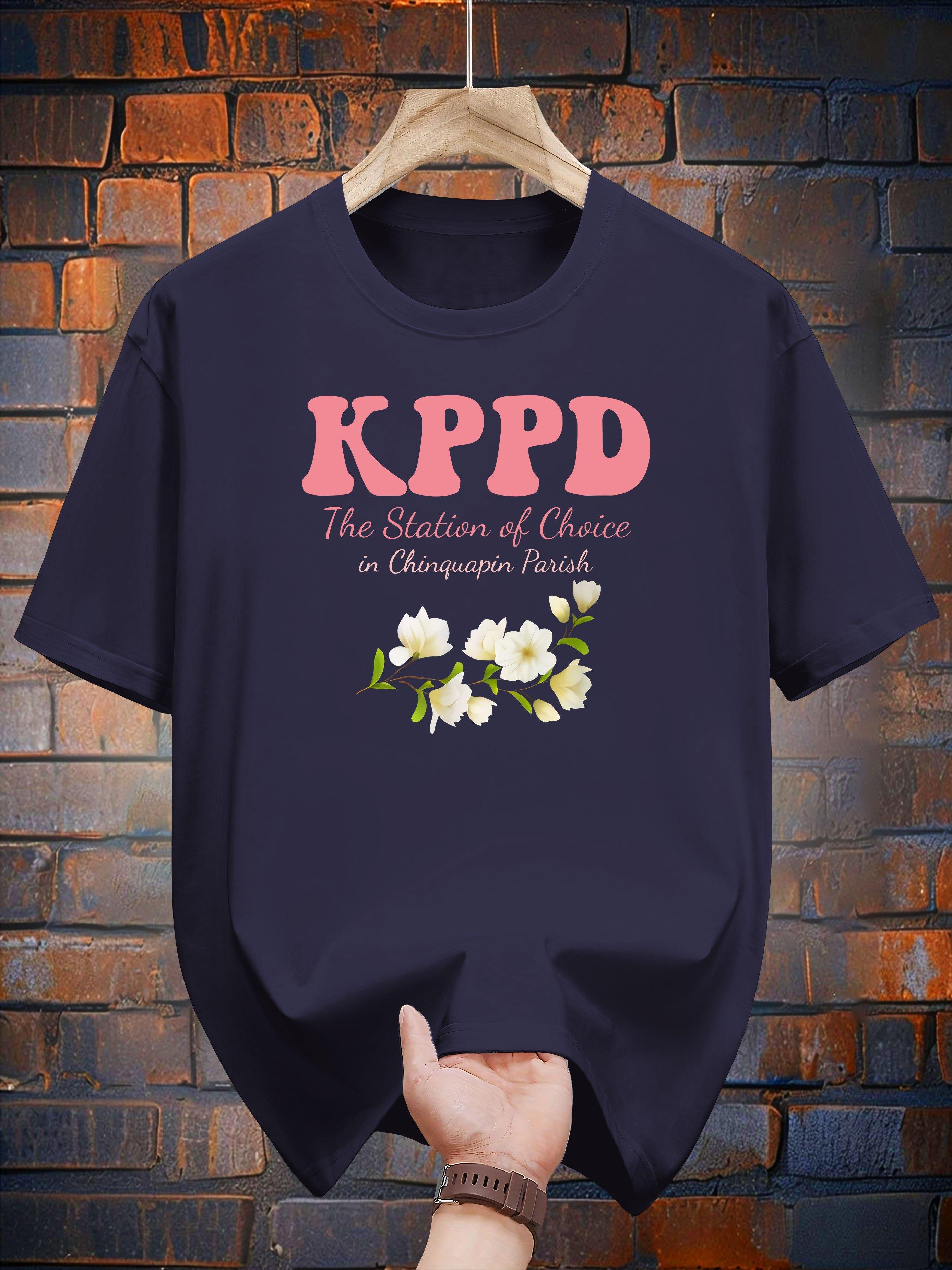 200g 100% Cotton Short Sleeve T-shirt with KPD Graphic Print & White Floral Design - Casual Summer Round Neck Tee L
200g 100% Cotton Short Sleeve T-shirt with KPD Graphic Print & White Floral Design - Casual Summer Round Neck Tee L