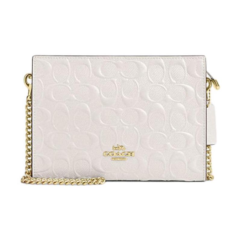 COACH Slim 20 Classic Logo Top Zip Closure Split Cow Leather Crossbody Shoulder Bag Small Women s White білий
COACH Slim 20 Classic Logo Top Zip Closure Split Cow Leather Crossbody Shoulder Bag Small Women s White білий