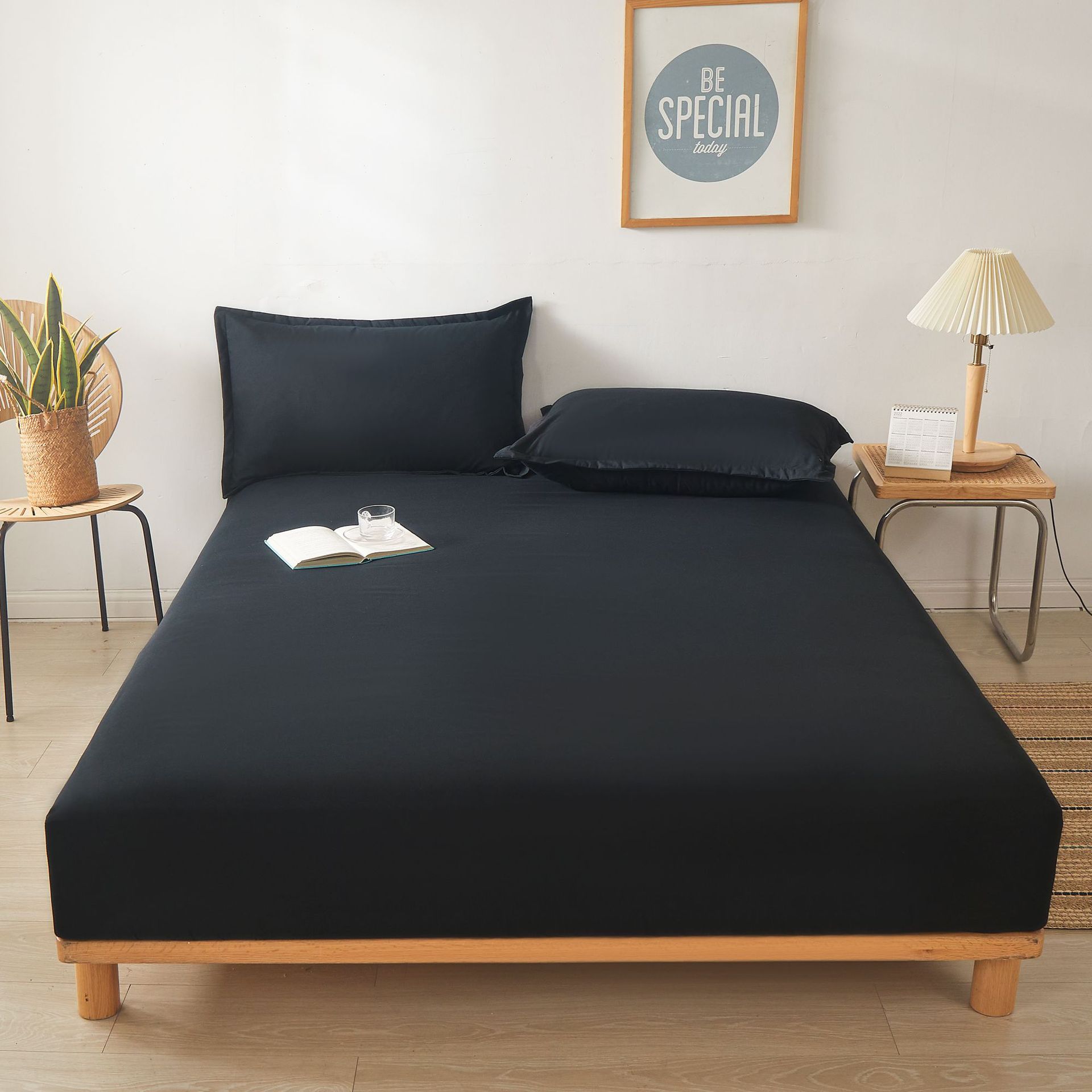 Cotton Fitted Bed Sheet With Elastic Band Mattress Covers Protector For Single Double King Bed 150/160/180x200 Custom Sizes Pillowcase 48x74cmx2
Cotton Fitted Bed Sheet With Elastic Band Mattress Covers Protector For Single Double King Bed 150/160/180x200 Custom Sizes Pillowcase 48x74cmx2