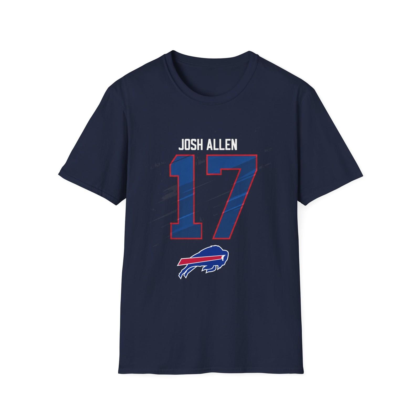 Джош Аллен #17 Футболка унісекс софтстайл Buffalo Bills, Футбольна футболка, Спортивний фанат XL
Джош Аллен #17 Футболка унісекс софтстайл Buffalo Bills, Футбольна футболка, Спортивний фанат XL