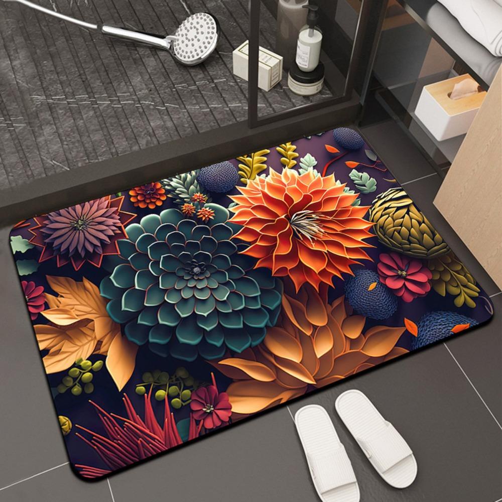 2pcs 3D Flower Floor Mat Household Bathroom Water Absorbent Non-slip Foot Mat 40*60cm
2pcs 3D Flower Floor Mat Household Bathroom Water Absorbent Non-slip Foot Mat 40*60cm