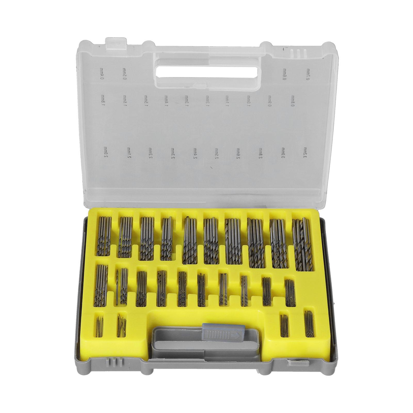 150Pcs Twist Drill Bits Mini HSS Manual Hardware Tools Replacement 0.4mm‑3.2mm with Plastic Box
150Pcs Twist Drill Bits Mini HSS Manual Hardware Tools Replacement 0.4mm‑3.2mm with Plastic Box