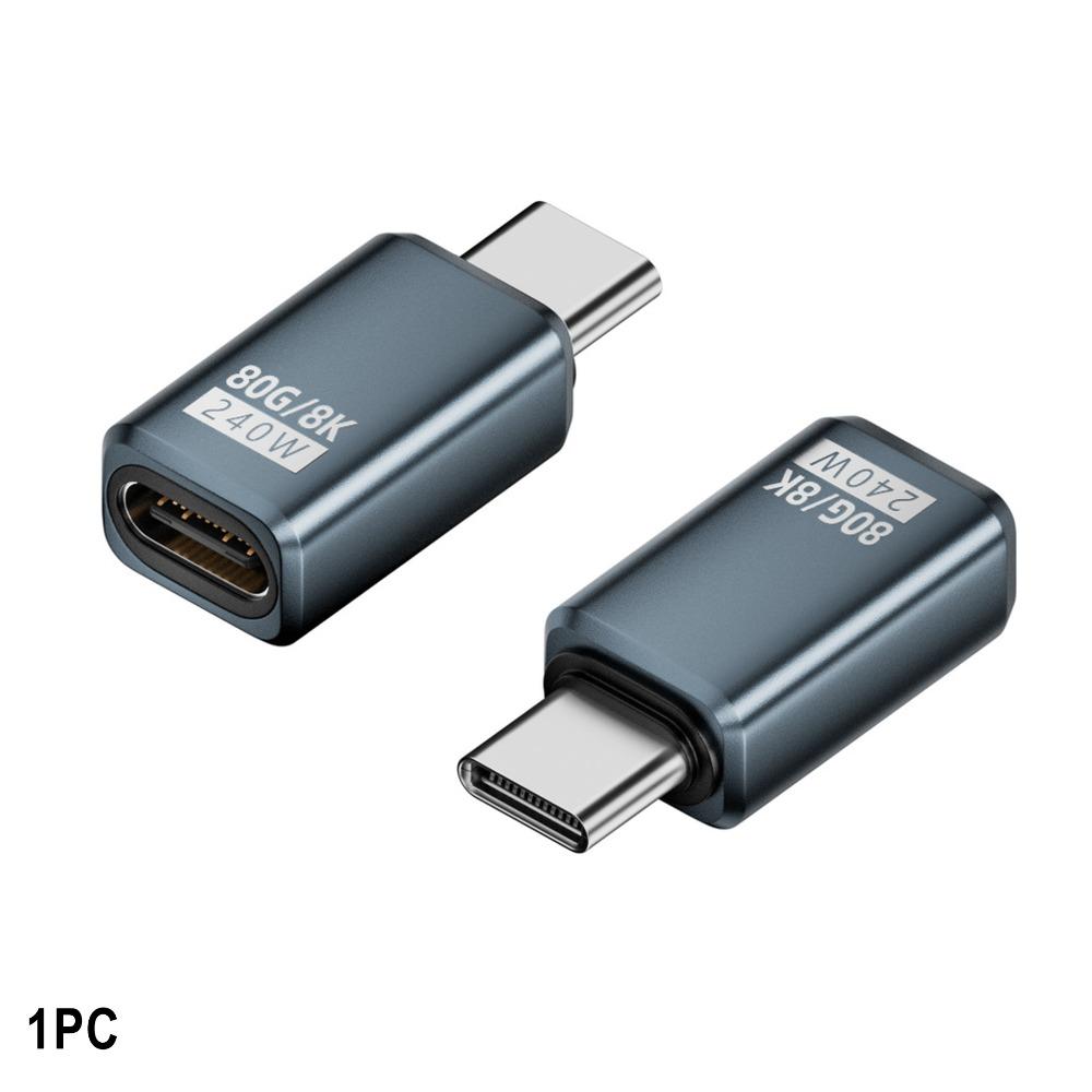 240W Type-C Converter 80Gbps 8K 60HZ USB4 Adapter Data Transmission Male to Female USB-C Extension Connector Mobile Phone
240W Type-C Converter 80Gbps 8K 60HZ USB4 Adapter Data Transmission Male to Female USB-C Extension Connector Mobile Phone