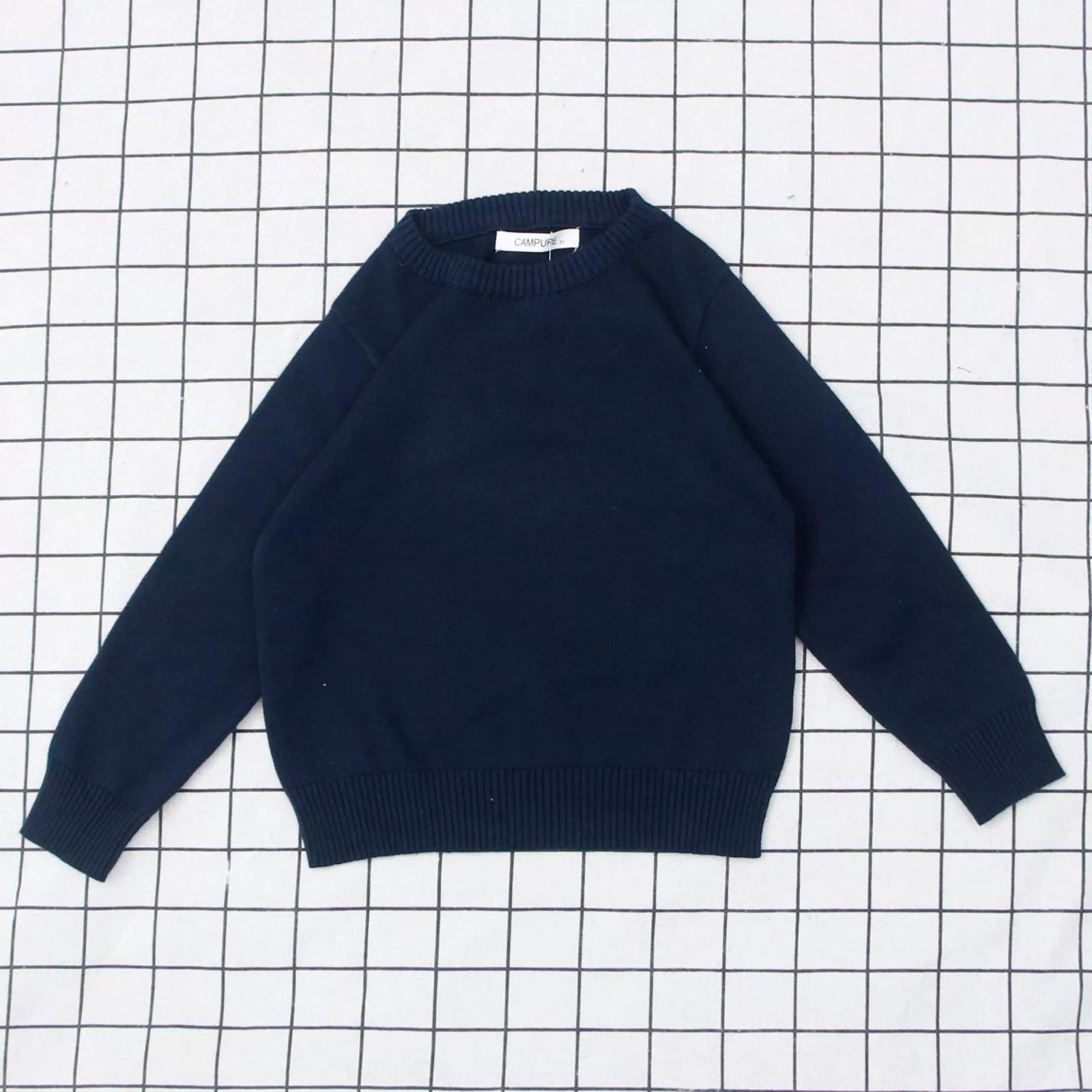 Kids Loose Long-Sleeve Sweater Versatile Slouchy For Toddlers 80 Темно-синій
Kids Loose Long-Sleeve Sweater Versatile Slouchy For Toddlers 80 Темно-синій