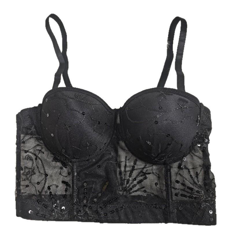 Sexy babes pearlescent sequins versatile outerwear tube top suspenders comfortable gathering corset style 40 чорний
Sexy babes pearlescent sequins versatile outerwear tube top suspenders comfortable gathering corset style 40 чорний