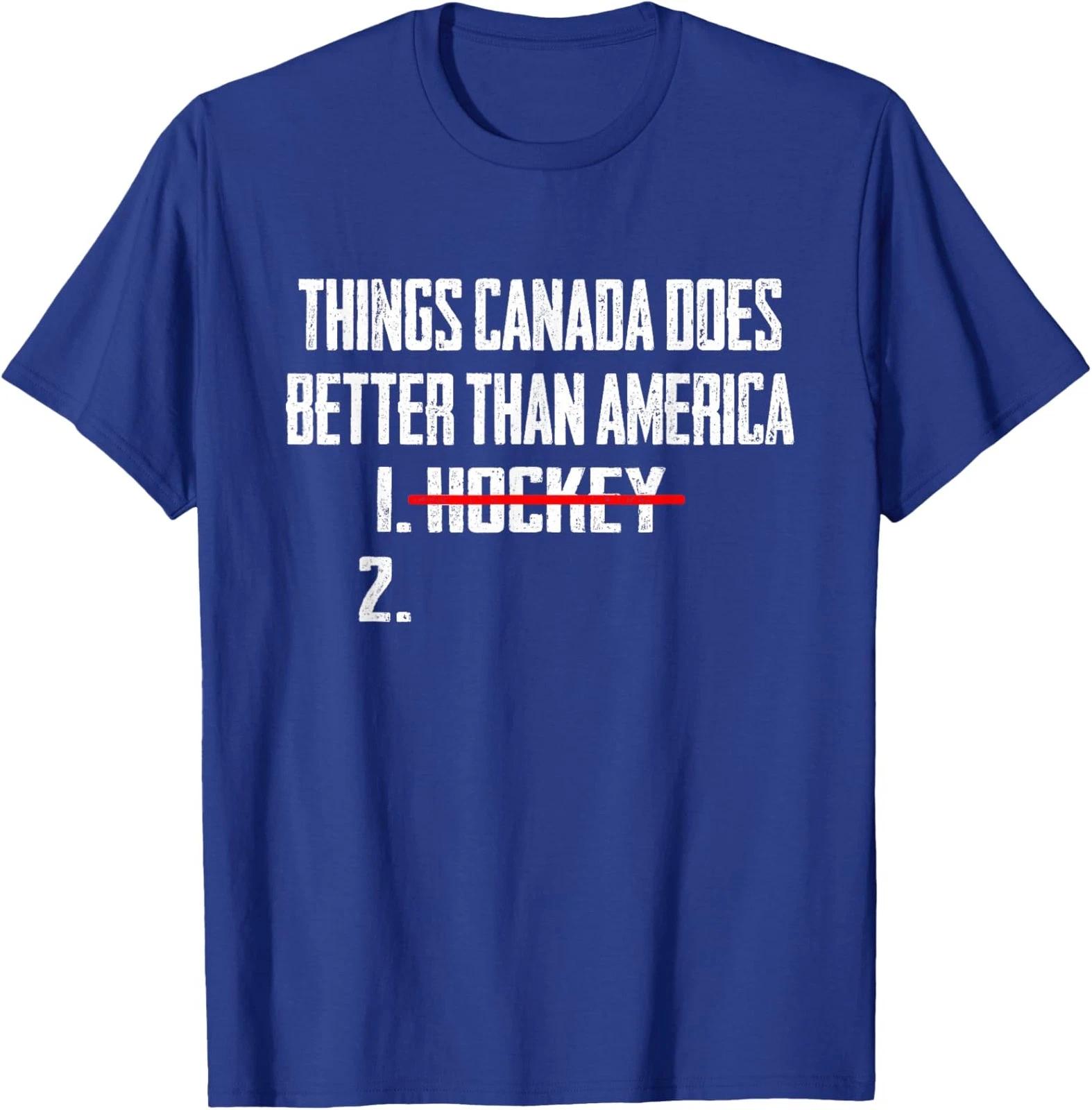 Things Canada Does Better Than America Funny Unisex T-Shirt 2XL
Things Canada Does Better Than America Funny Unisex T-Shirt 2XL