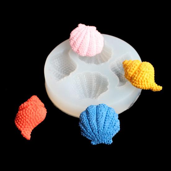 Silicone Chocolate Mold Ocean Conch Seashell Fondant Cake Mold Pudding Mold for Cake Decoration Cupcakes Polymer Clay білий
Silicone Chocolate Mold Ocean Conch Seashell Fondant Cake Mold Pudding Mold for Cake Decoration Cupcakes Polymer Clay білий