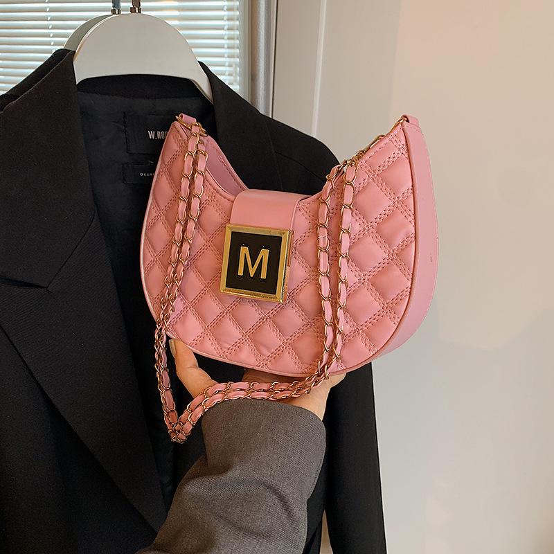 Premium bag women s 2025 new fashion diamond shoulder armpit bag versatile niche texture chain messenger bag білий
Premium bag women s 2025 new fashion diamond shoulder armpit bag versatile niche texture chain messenger bag білий