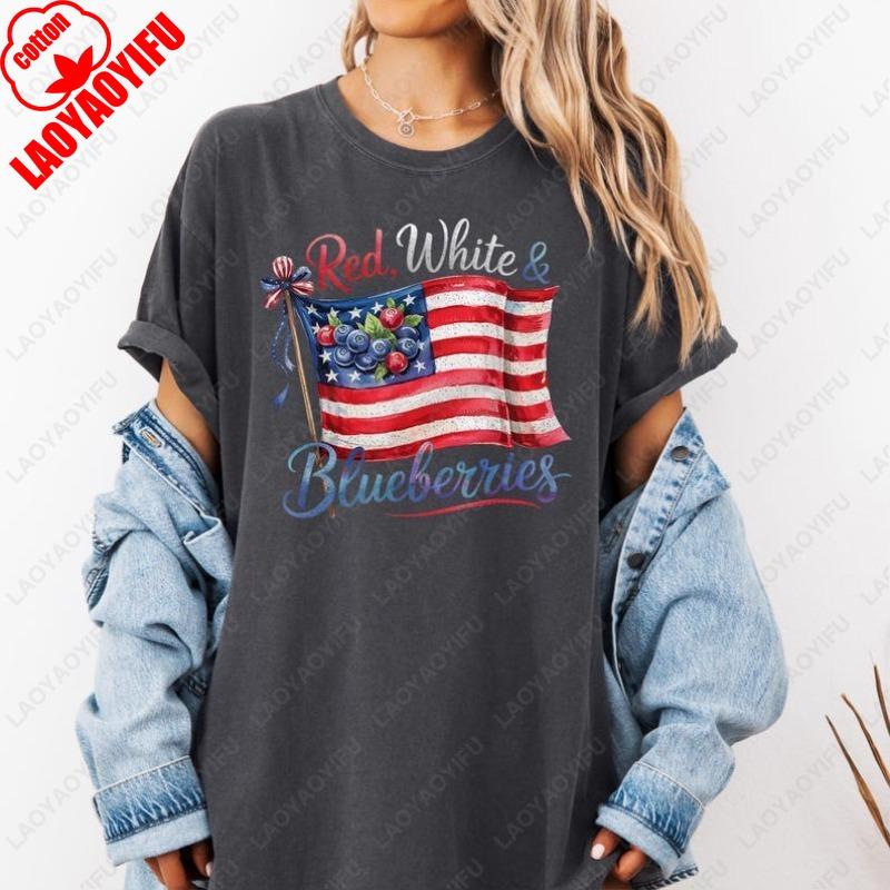 Red White Blueberries Patriotic 4th of July Tee The Stars and The Stripes America Free Tshirt Men Women High Quality Cotton Tops 3XL
Red White Blueberries Patriotic 4th of July Tee The Stars and The Stripes America Free Tshirt Men Women High Quality Cotton Tops 3XL