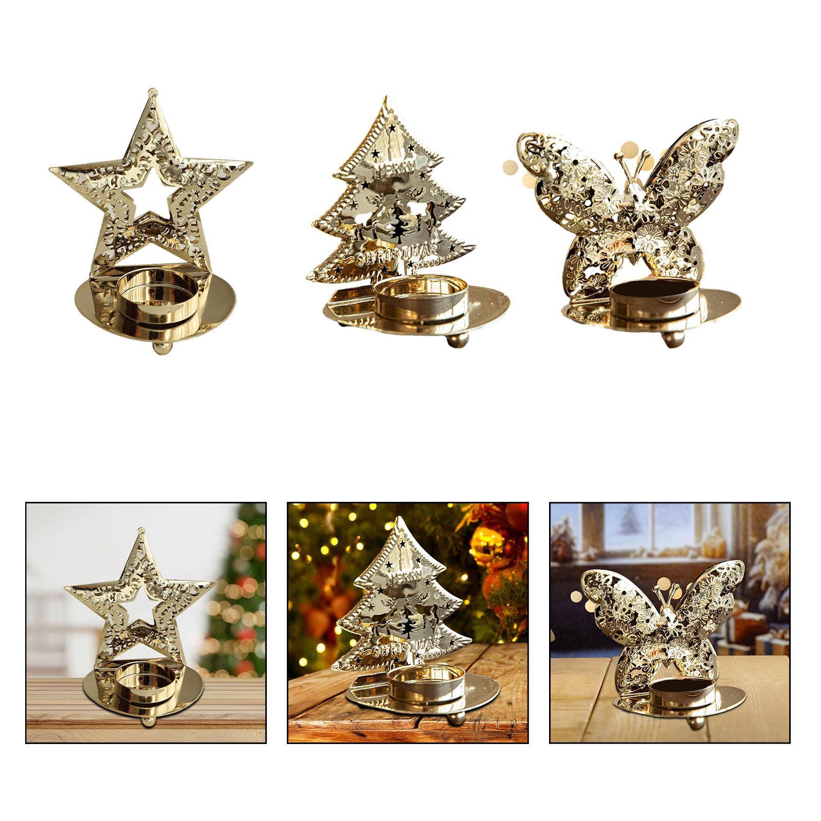 Christmas Candle Holder Tealight Candle Holder Miniature Figurine, Table Decoration, Xmas Ornament for Home Dining Room Party
Christmas Candle Holder Tealight Candle Holder Miniature Figurine, Table Decoration, Xmas Ornament for Home Dining Room Party