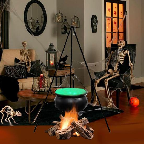 Yousheng Halloween Witch Cauldron Decoration LED Witch Jar with Bubbles Treat-or-Trick Party Candy Bowl Mini Plastic Pot Decor for Bedroom Living Room
Yousheng Halloween Witch Cauldron Decoration LED Witch Jar with Bubbles Treat-or-Trick Party Candy Bowl Mini Plastic Pot Decor for Bedroom Living Room