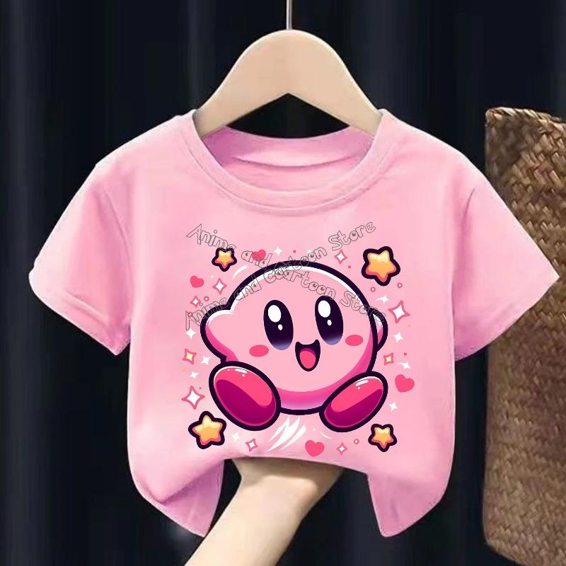 Star Kirbys New T-shirt for Children Cartoon Tee Top Kawaii Anime Short Sleeve Fashion Comfort Round Collar Clothes Kids Gift 120
Star Kirbys New T-shirt for Children Cartoon Tee Top Kawaii Anime Short Sleeve Fashion Comfort Round Collar Clothes Kids Gift 120